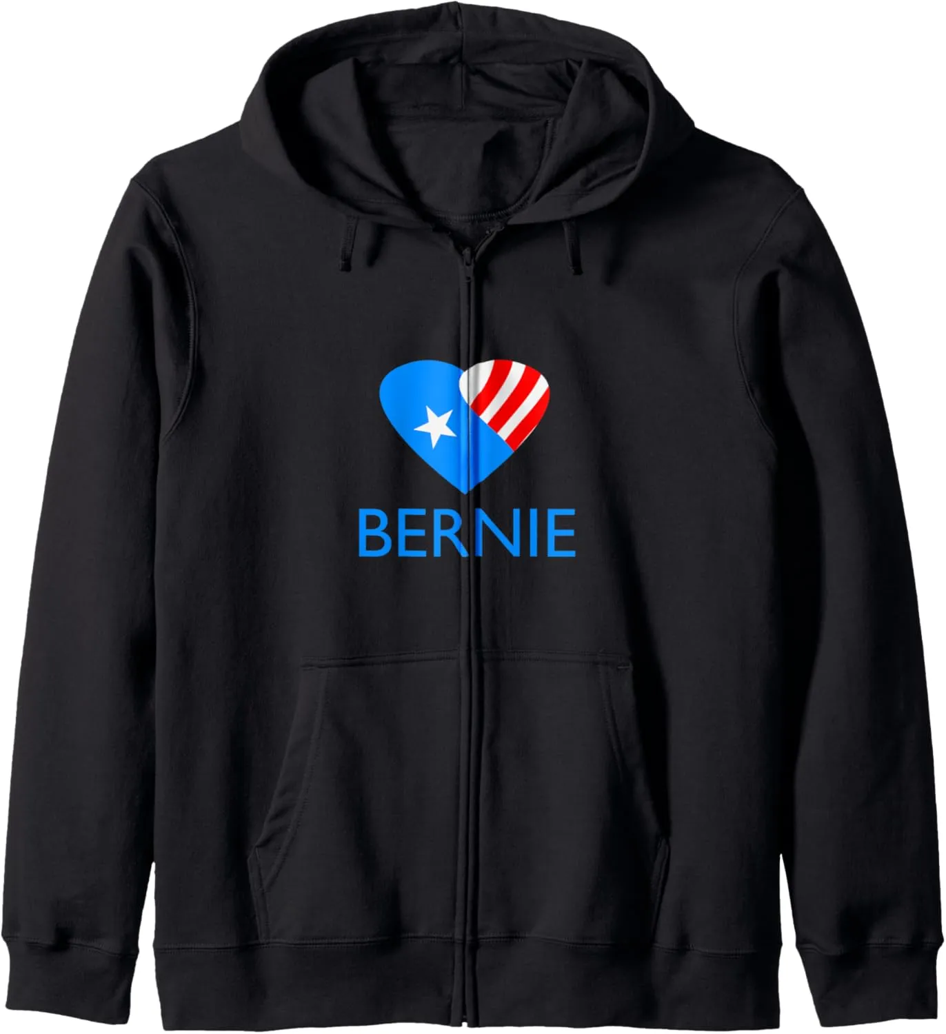 Bernie Love - Bernie Sanders Campaign Gear Zip Hoodie