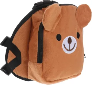 BESPORTBLE Pet Backpack Carrier Dog Shoulder Bag Multifunction Dog Harness Brown Bear Pet Travel Solution