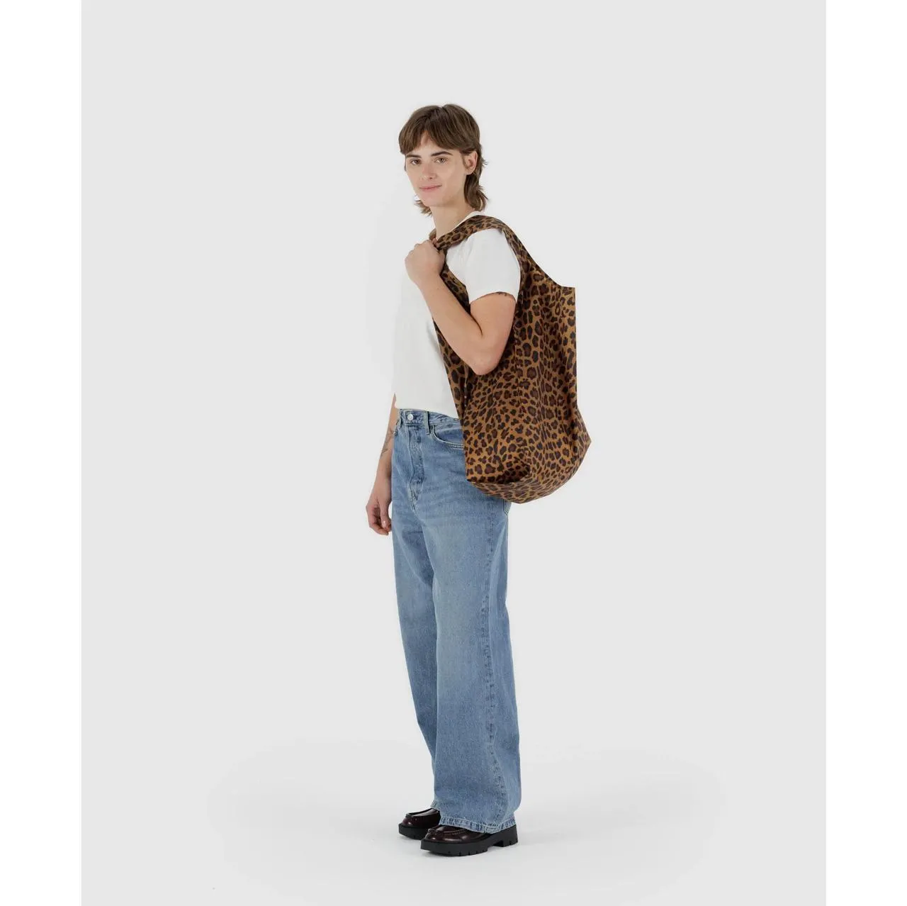 Big Reusable Tote: Leopard