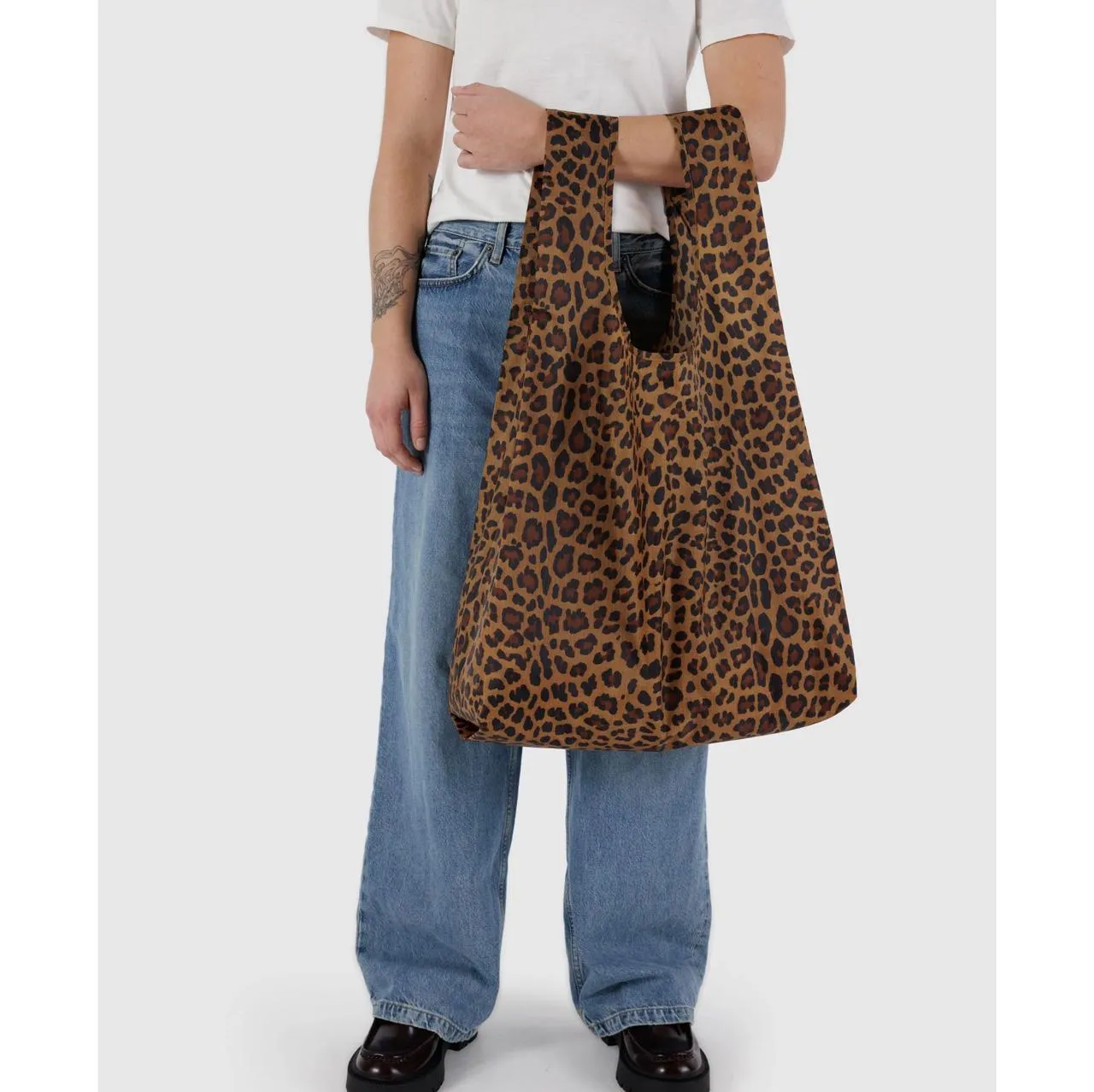 Big Reusable Tote: Leopard