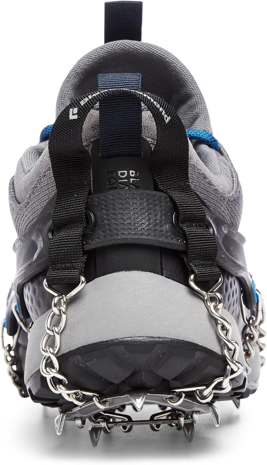 Black Diamond Access Spikes, Shoe and Boot Traction Cleats for Snow and Ice, Hiking, Walking, Fishing, with Stainless Steel Spikes for Trail Grip, Sold in Pairs