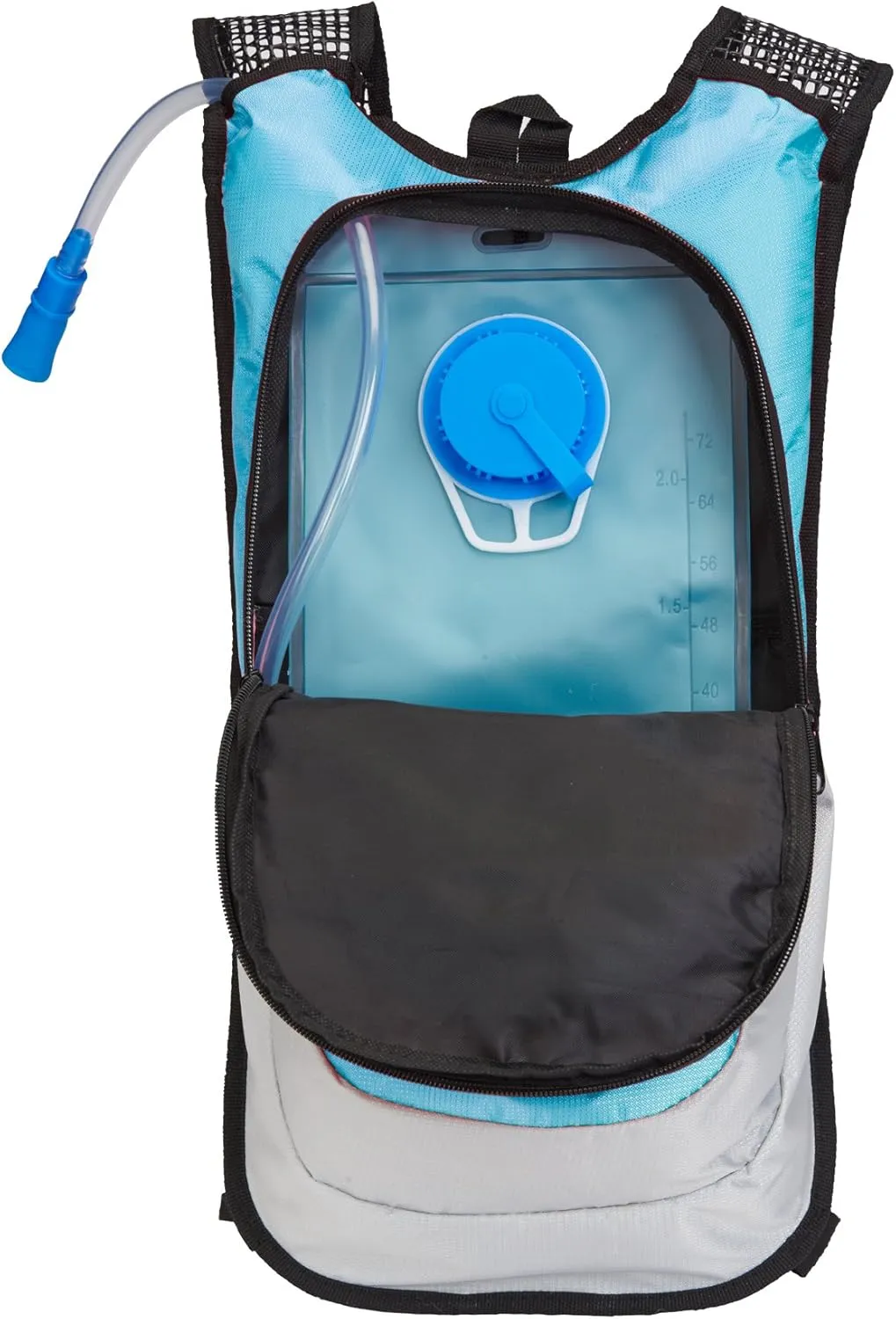 Black Mountain Products Hydration Pack - 2 Liter Water Bladder with Extra Large Storage Compartment