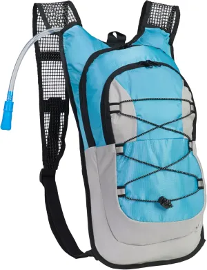 Black Mountain Products Hydration Pack - 2 Liter Water Bladder with Extra Large Storage Compartment