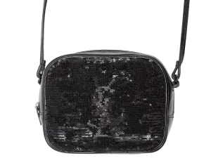 Black Saint Laurent Blogger Sequin Crossbody Bag