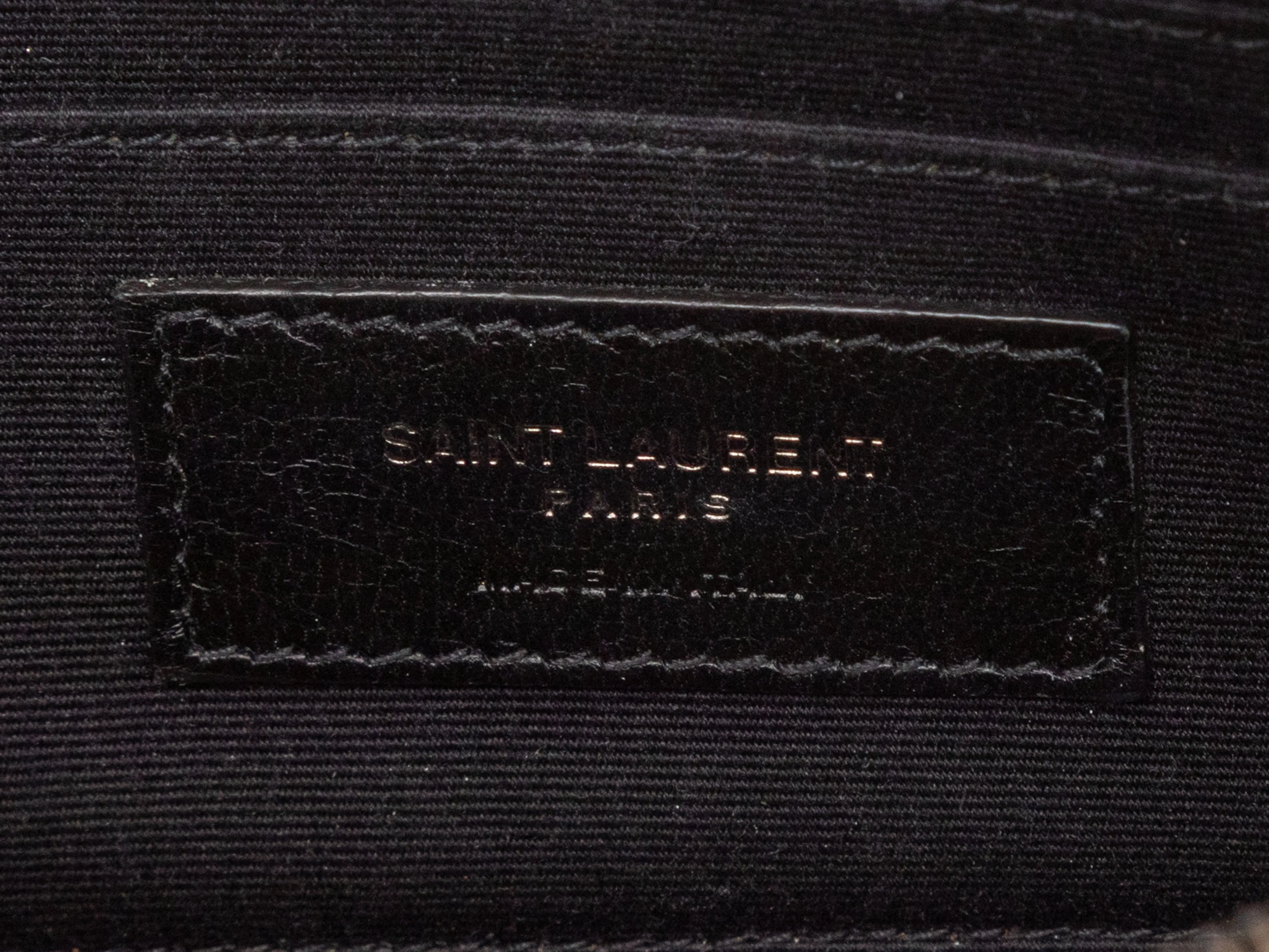 Black Saint Laurent Blogger Sequin Crossbody Bag