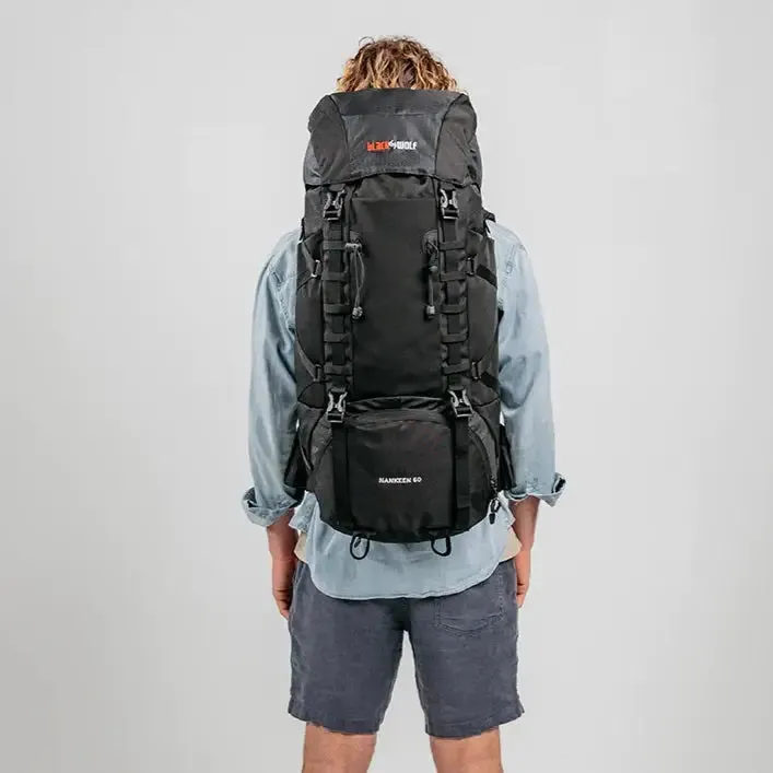BlackWolf Nankeen 60 Jet Black Hiking Pack