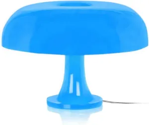 Blue Mushroom Lamp for Room Aesthetic Modern Lighting for Bedroom | Cool Retro Living Room Decor | Table Lamp Mushroom Light Home Decor