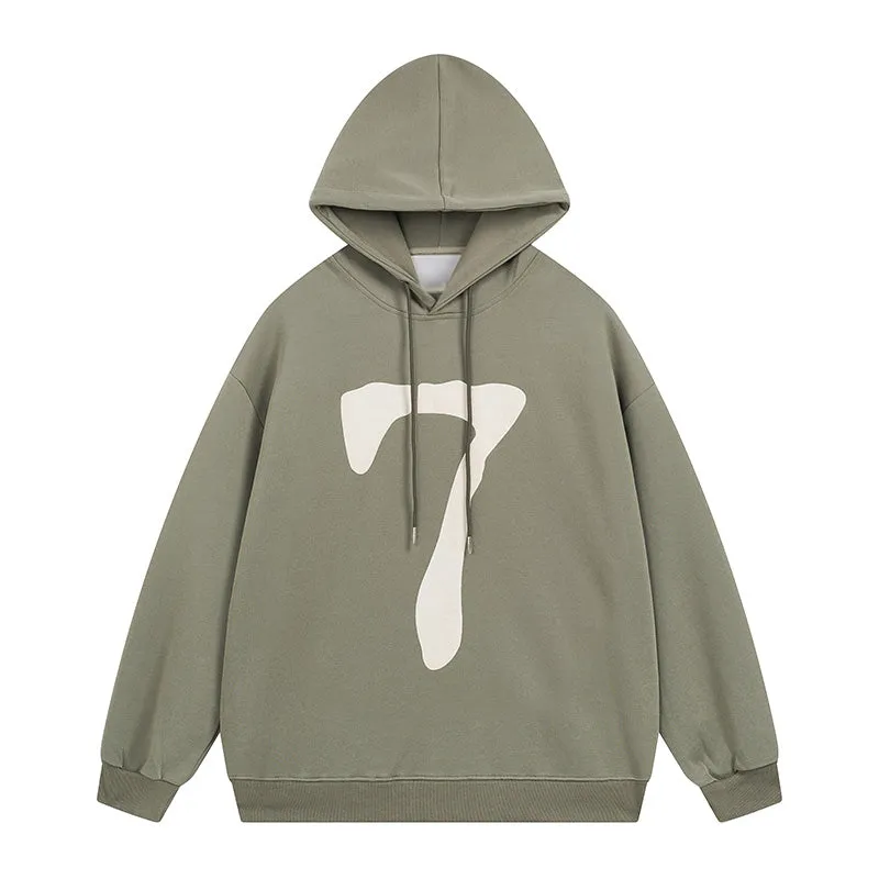 Bold 7 Oversized Olive Green Hoodie