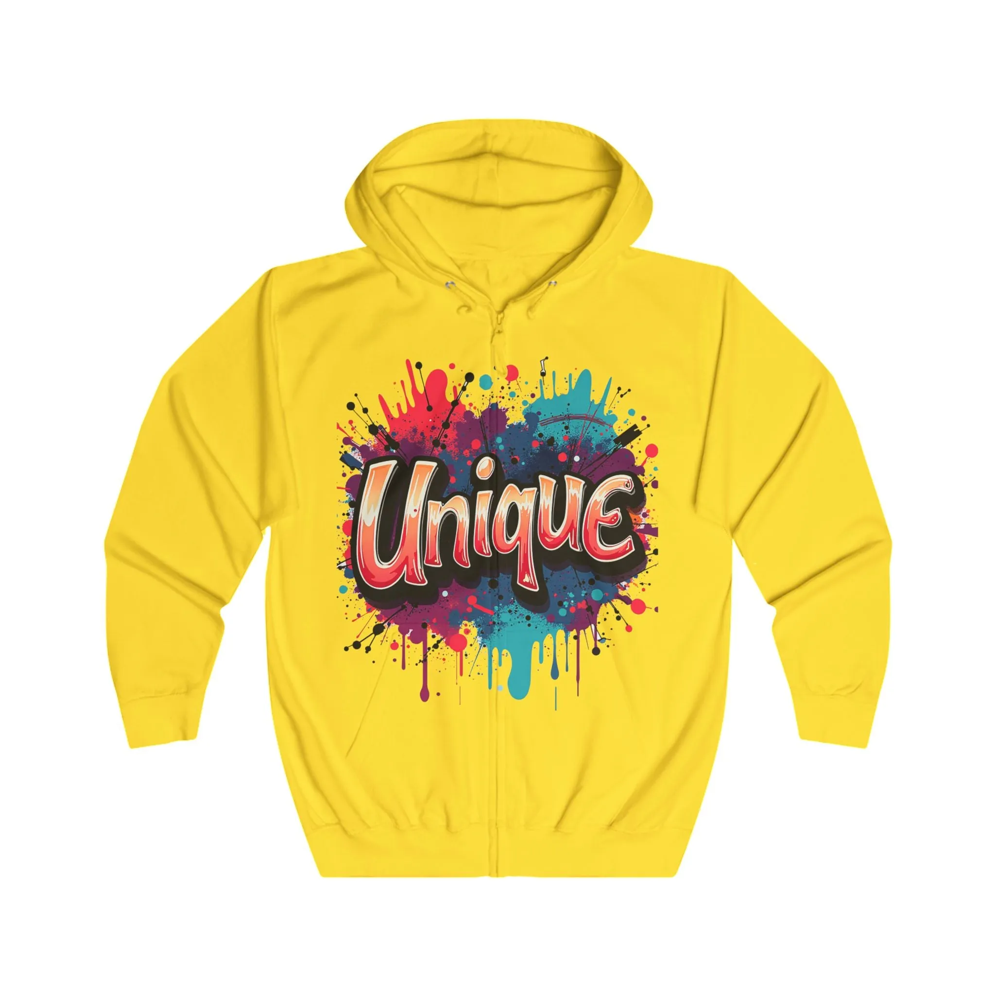 Bold Graffiti Urban Hoodie for Women