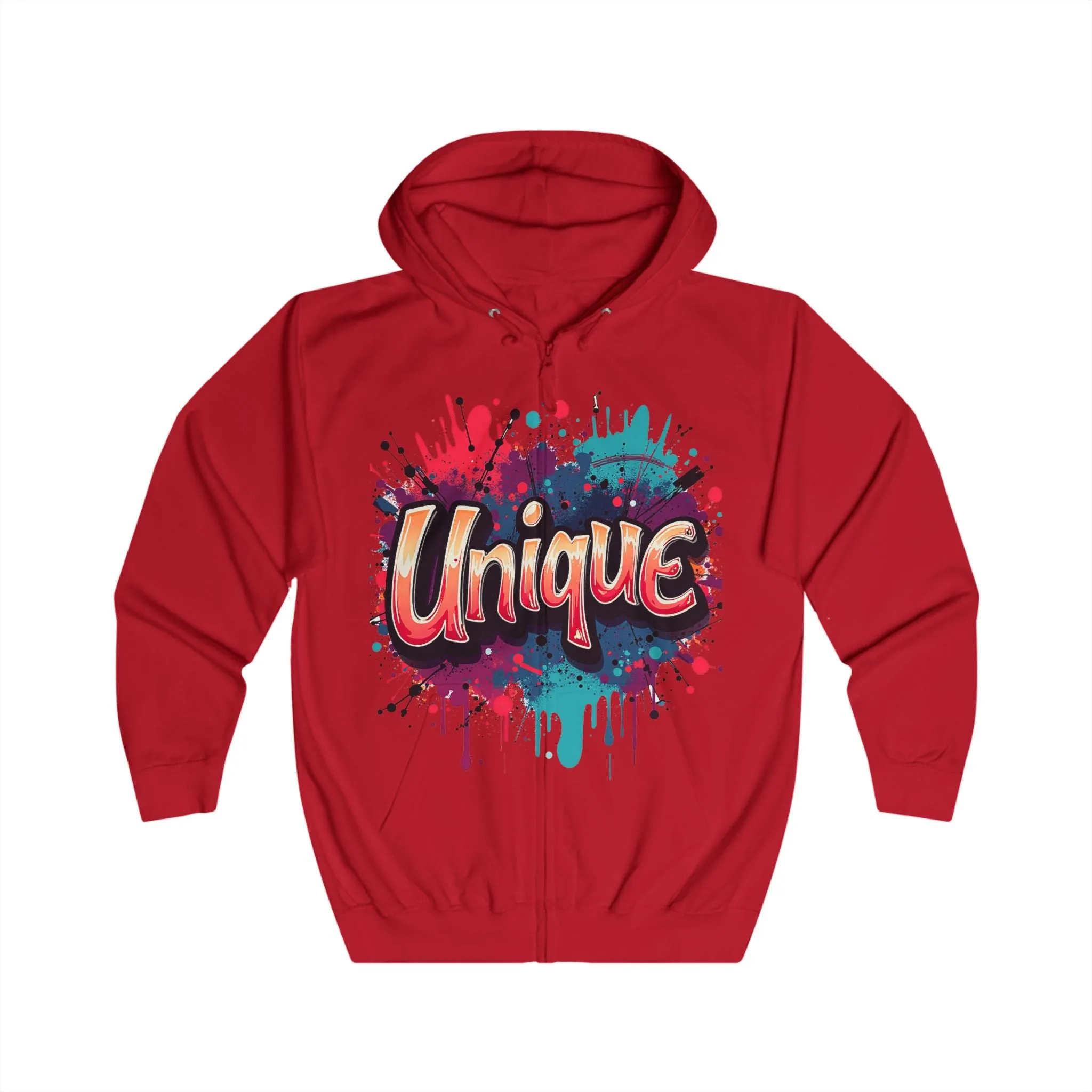 Bold Graffiti Urban Hoodie for Women