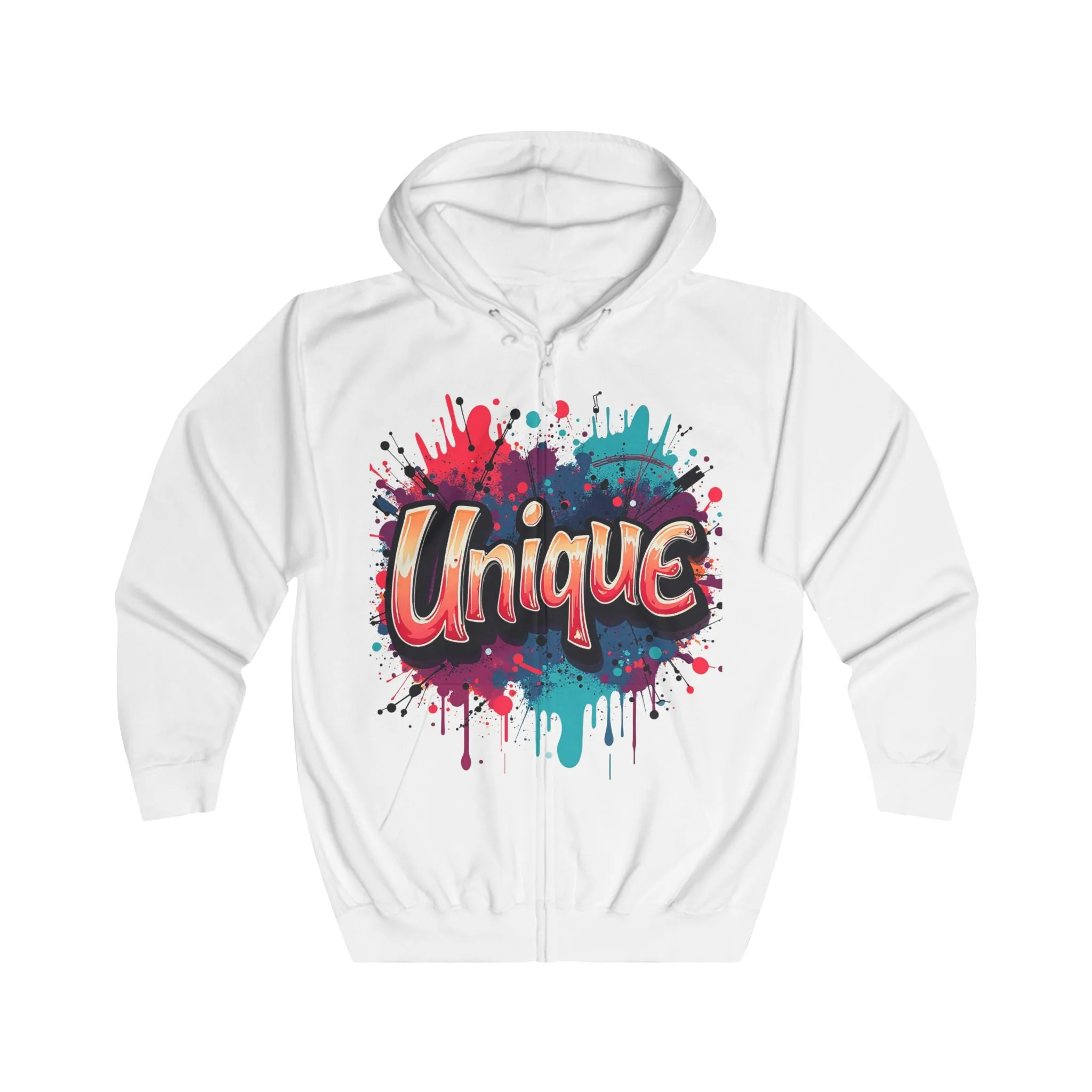 Bold Graffiti Urban Hoodie for Women