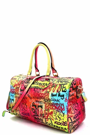 Boutique Bawse Graffiti Weekend Duffel Bag