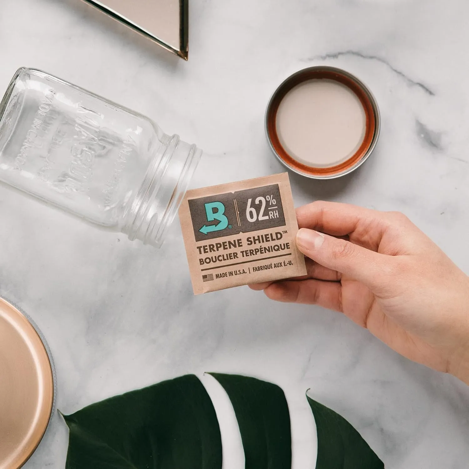 Boveda 62% RH Size 8-10 Pack Two-Way Humidity Control Packs - For Storing 1 oz - Moisture Absorber for Small Storage Containers - Humidifier Packs - Hydration Packets w/Resealable Bag