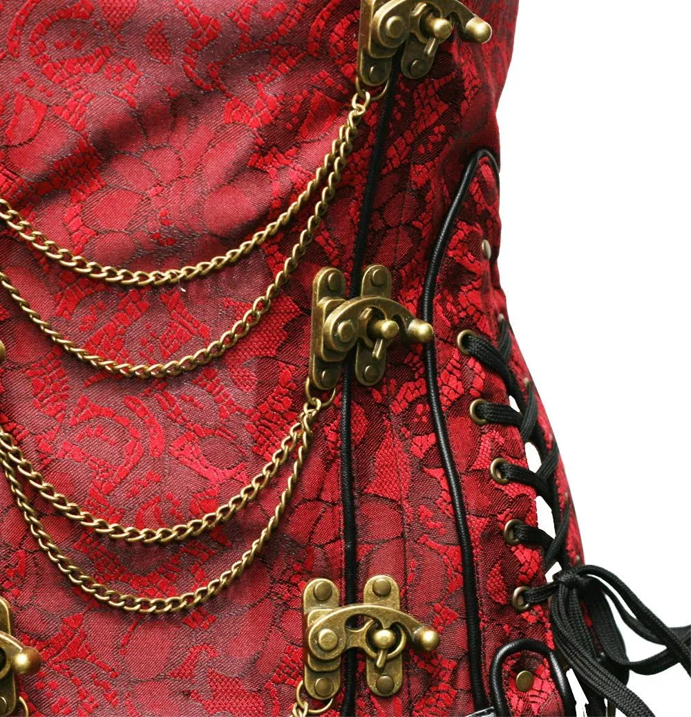 bslingerie® Gothic Steampunk Heavy Duty Waist Cincher Underbust Corset
