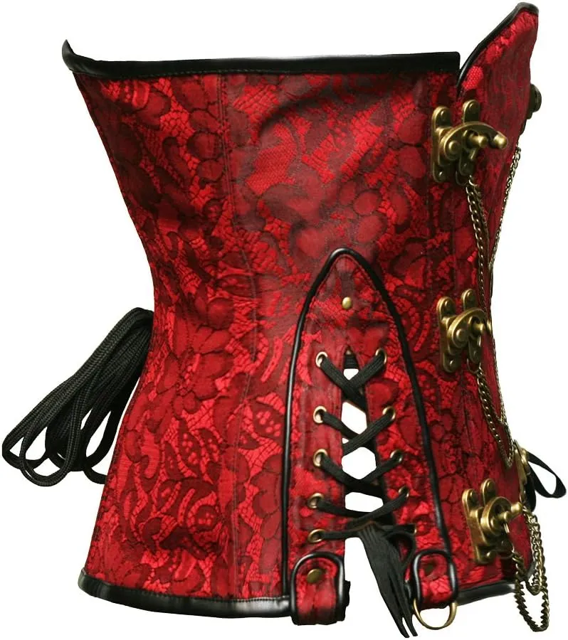 bslingerie® Gothic Steampunk Heavy Duty Waist Cincher Underbust Corset