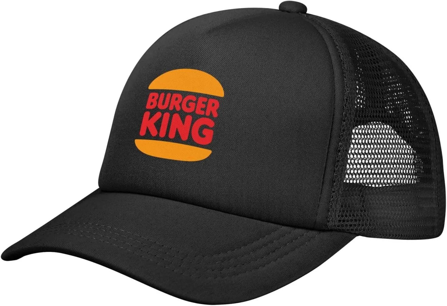 Burger King Baseball Cap Mesh Baseball Cap Men's Womans Adjustable