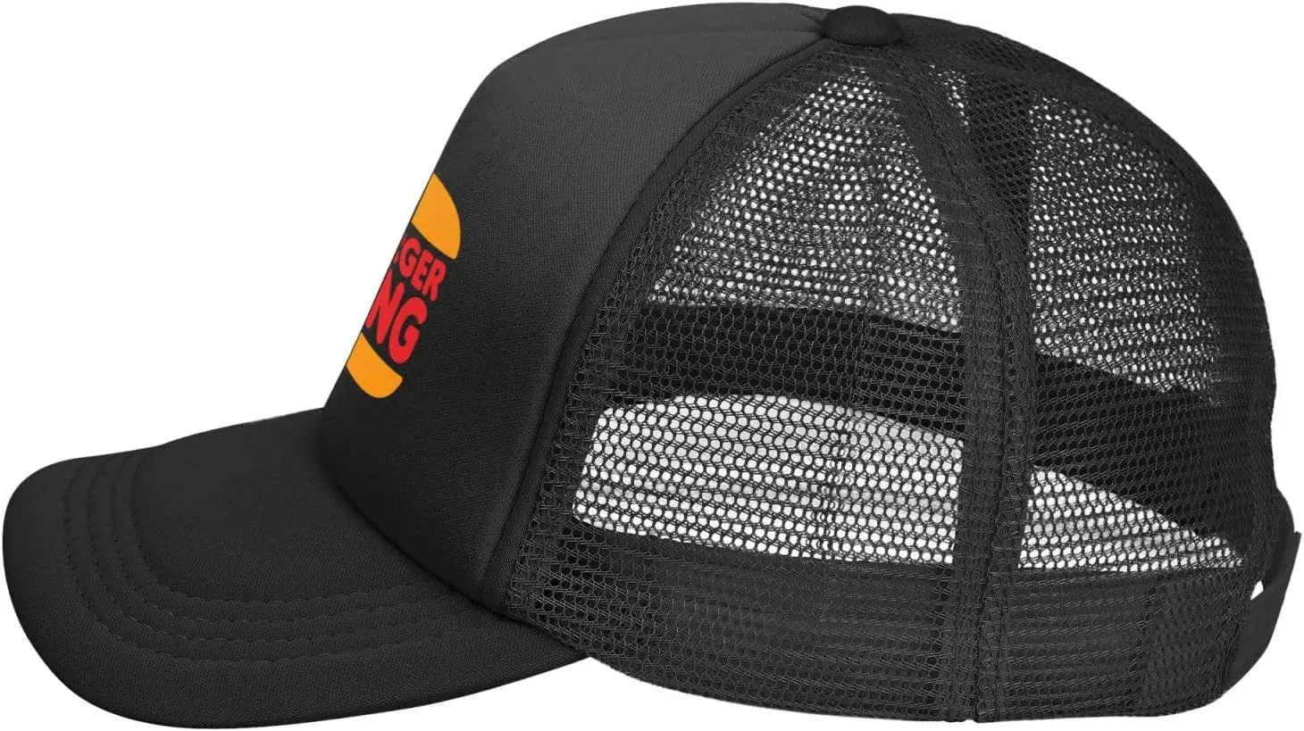 Burger King Baseball Cap Mesh Baseball Cap Men's Womans Adjustable