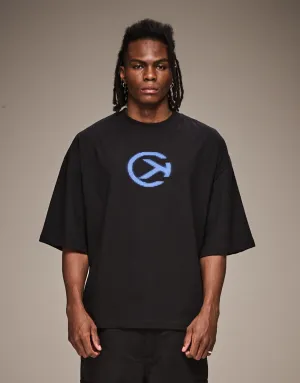 Camiseta Boxy Sign Preta