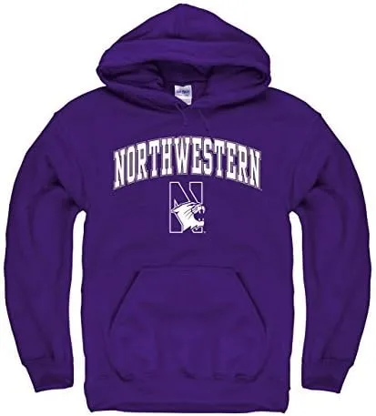 Campus Colors Long Sleeves NCAA Adult Arch & Logo Gameday Unisex Hooded Sweatshirt