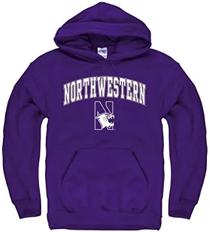 Campus Colors Long Sleeves NCAA Adult Arch & Logo Gameday Unisex Hooded Sweatshirt