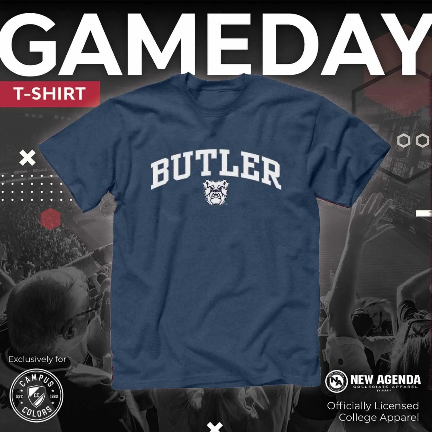 Campus Colors NCAA Adult Gameday Cotton T-Shirt