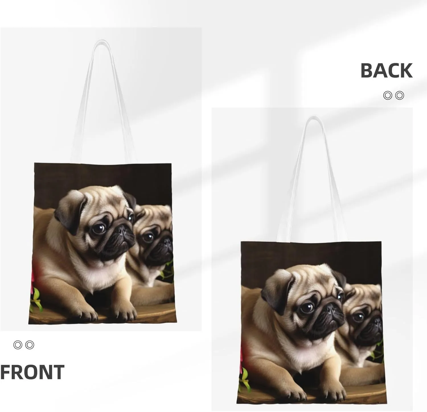 Canvas Tote Bag For Women Reusable Shopping Bag Casual Arch In Mallorca Spain Shoulder Bag Handbag For Travel