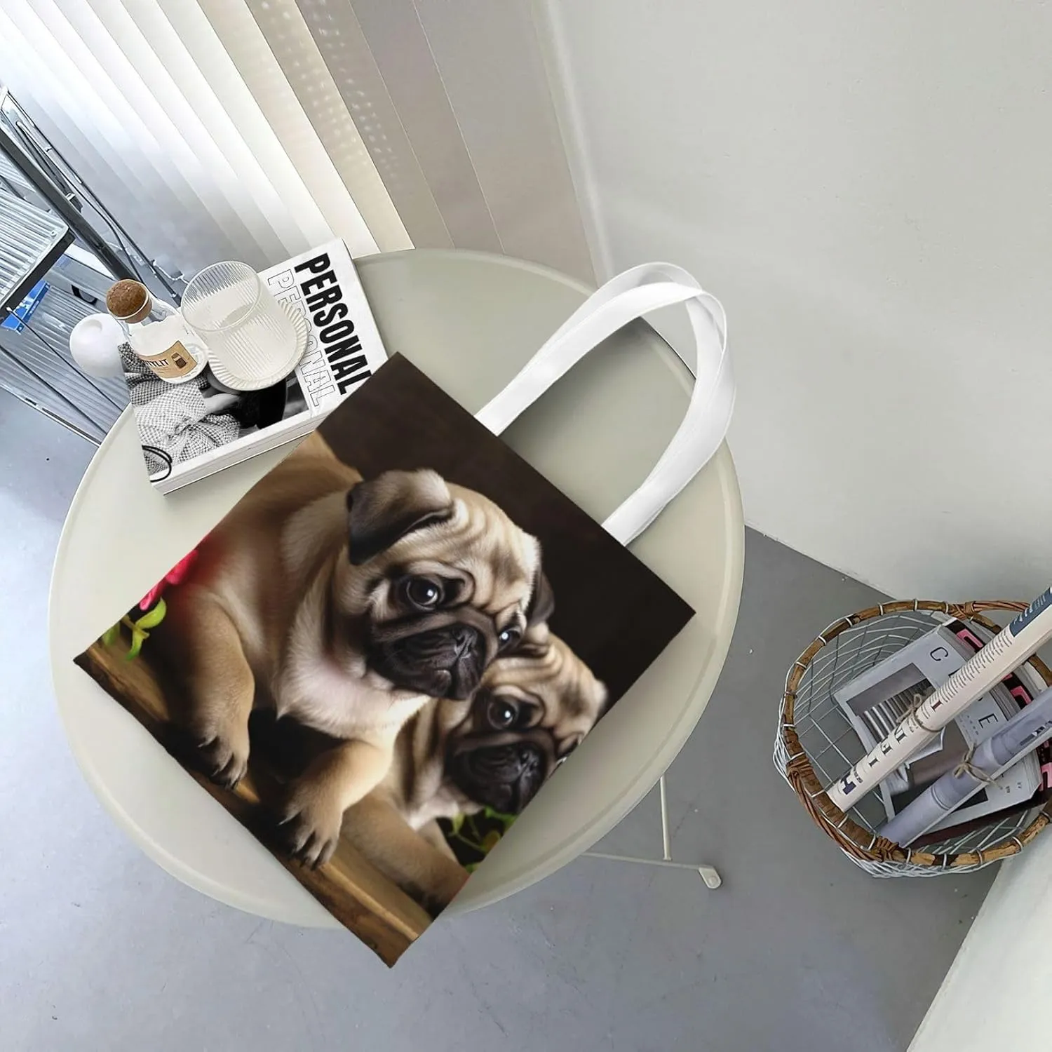 Canvas Tote Bag For Women Reusable Shopping Bag Casual Arch In Mallorca Spain Shoulder Bag Handbag For Travel