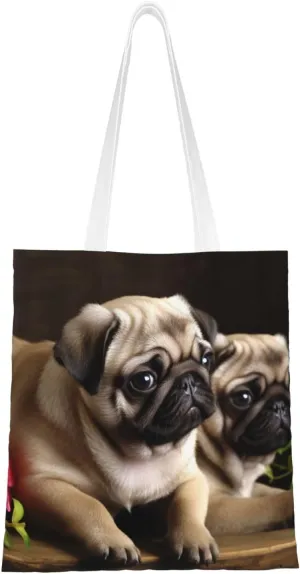 Canvas Tote Bag For Women Reusable Shopping Bag Casual Arch In Mallorca Spain Shoulder Bag Handbag For Travel