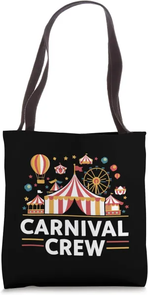 Carnival Crew Festival Fun Fairground Design Tote Bag