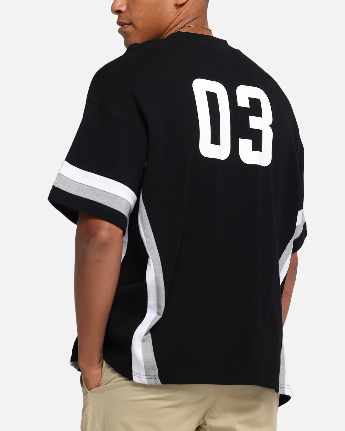 Carre Graffiti Waffle T-Shirt Black
