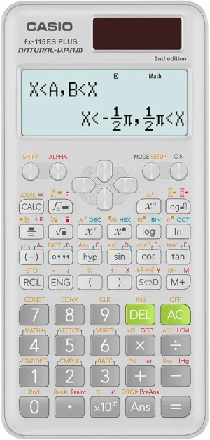 Casio fx-115ES Plus 2nd Edition – Advanced Scientific Calculator | 280  Functions, Natural Textbook Display℠ | Ideal for Math, Science, Engineering & Statistics