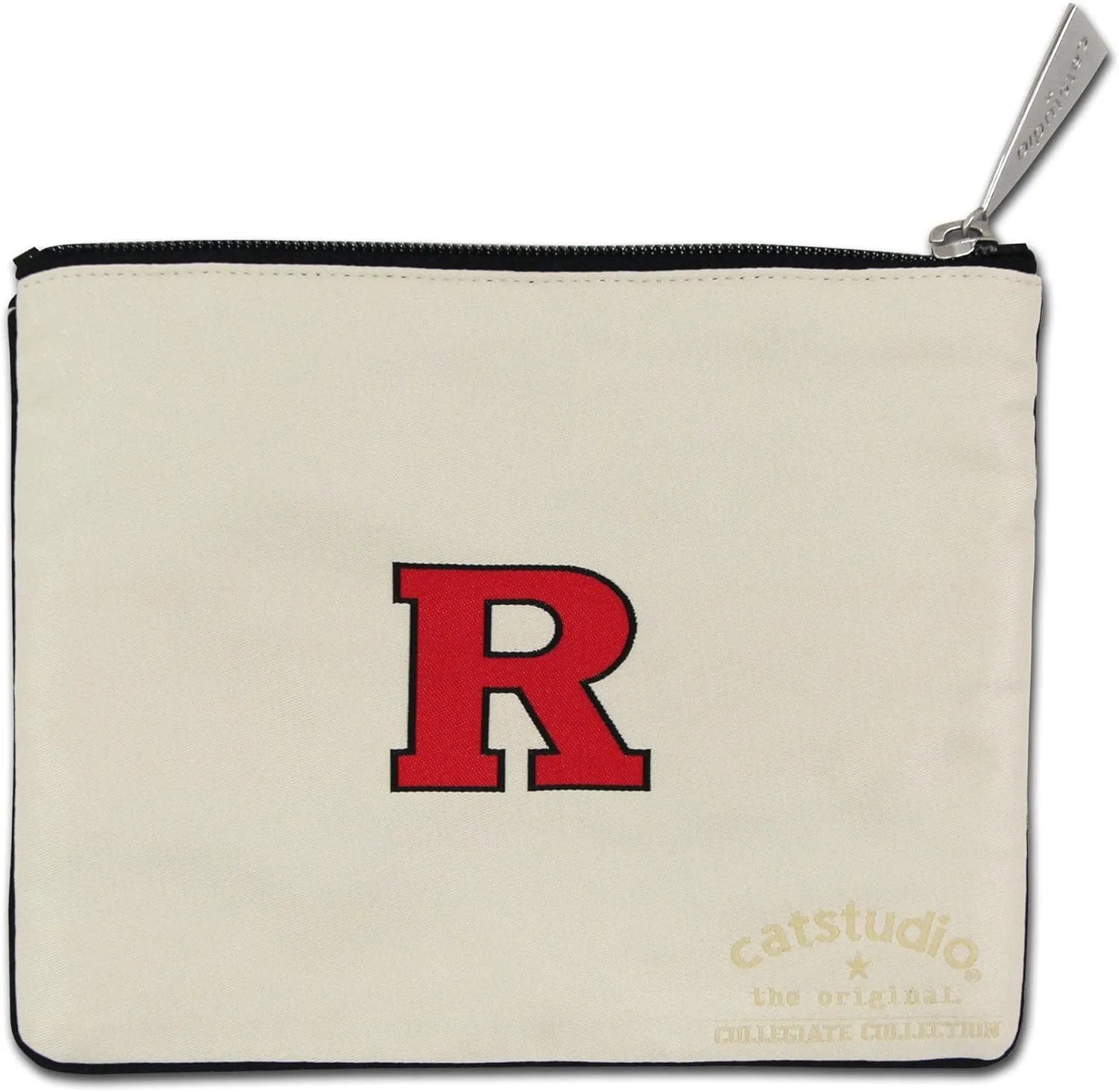 Catstudio Collegiate Zipper Pouch, Rutgers University Travel Toiletry Bag, Ideal Gift for Alumni, Makeup Bag, Dog Treat Pouch, or Travel Purse