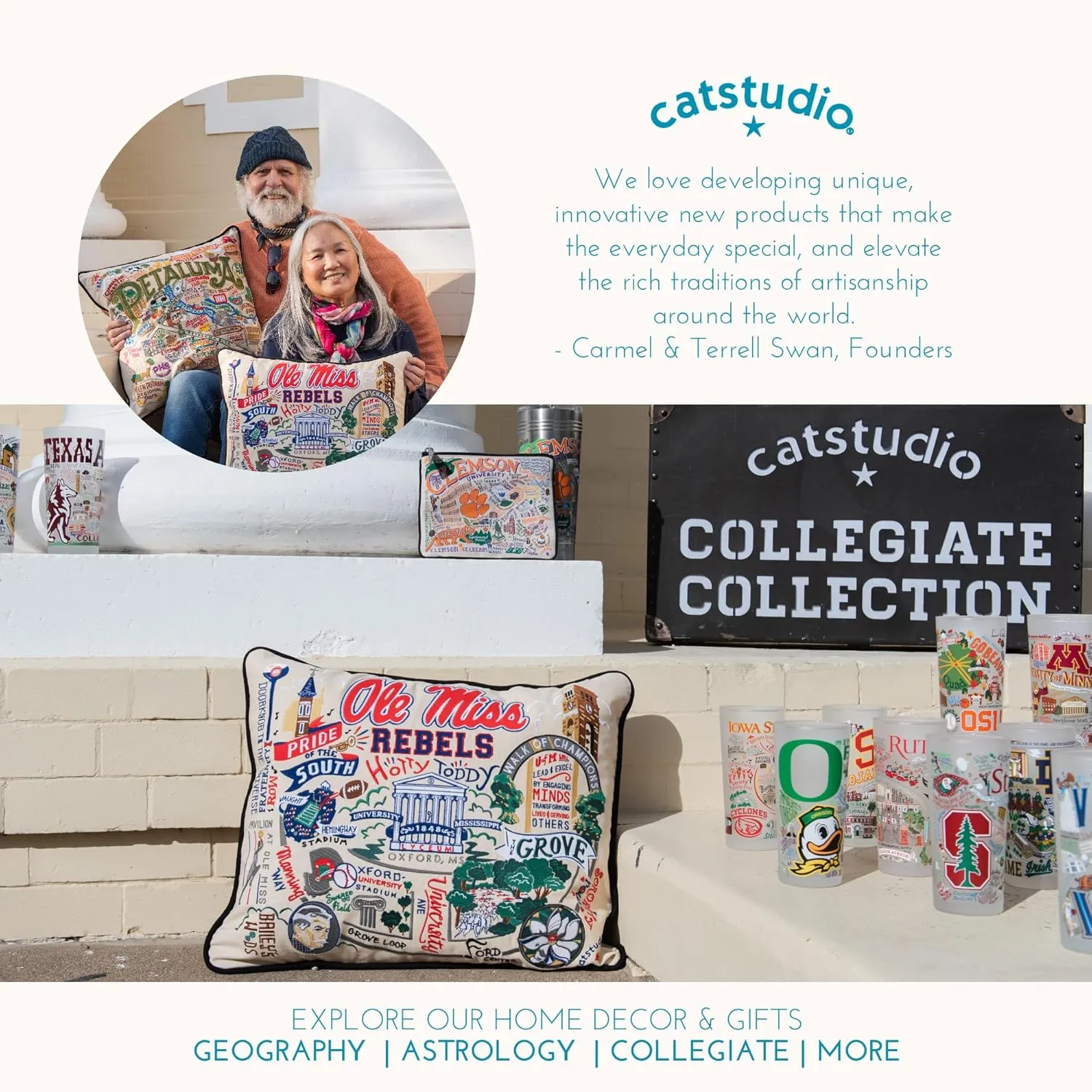 Catstudio Collegiate Zipper Pouch, Yale University Travel Toiletry Bag, Ideal Gift for Alumni, Makeup Bag, Dog Treat Pouch, or Travel Purse