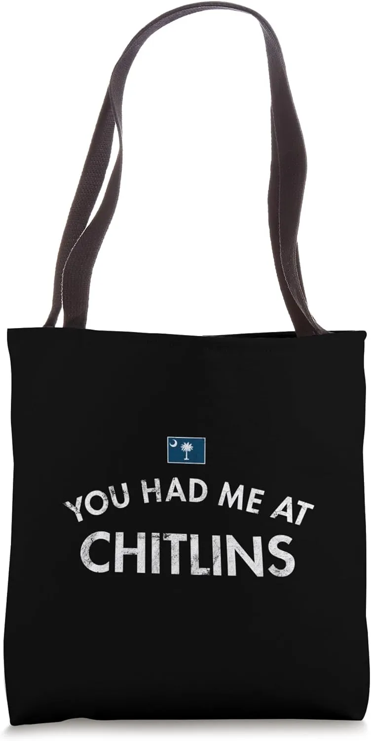 Chitlins Chitterlings South Carolina Festival Pig Intestines Tote Bag