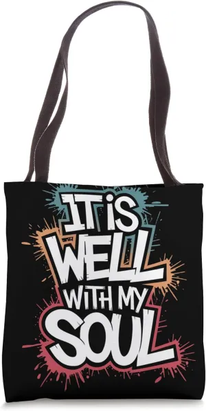 Christian Hip-Hop Inspired Streetwear Art Tote Bag