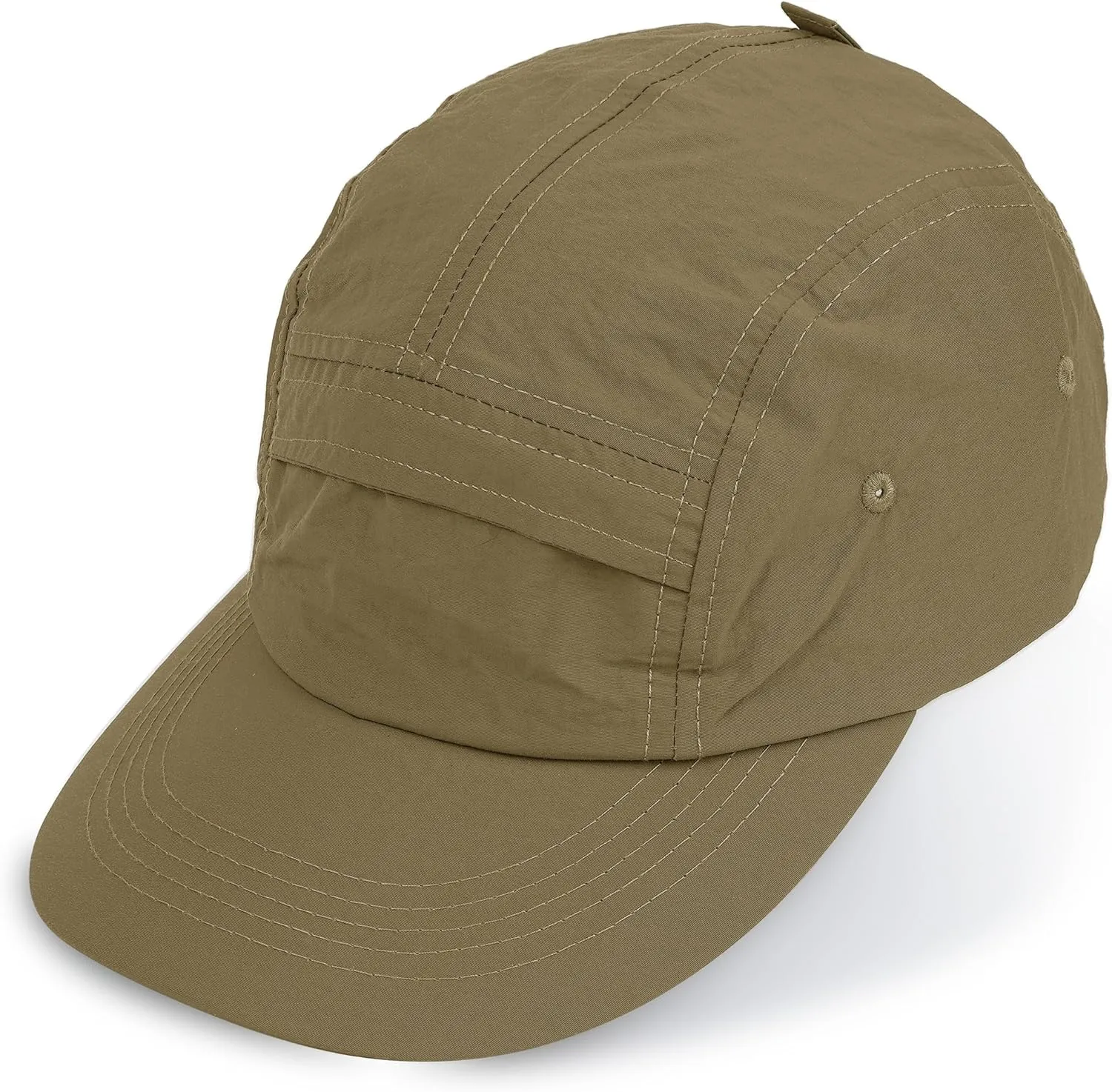 CLAPE 5 Panel Hat for Men, Curved Brim UPF50  Sun Hats Quick Dry Outdoor Sports Running Hat Baseball Cap
