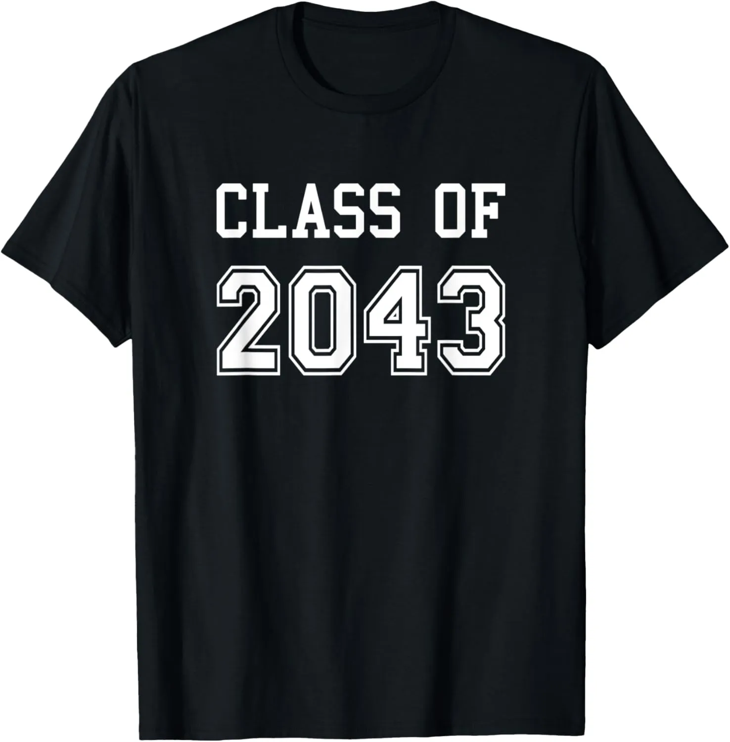 Class Of 2043 Graduation School Future Graduate T-Shirt