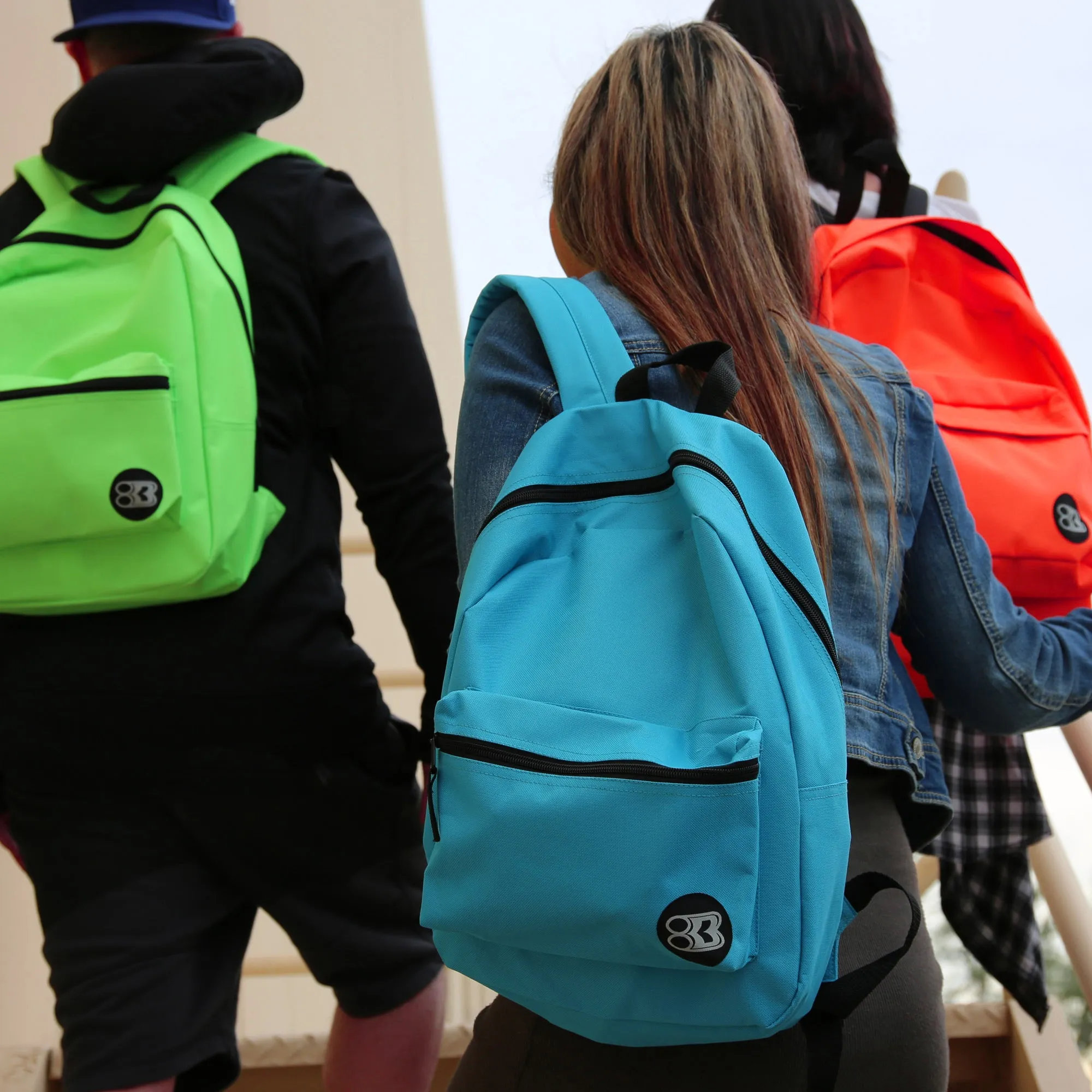 Classic 17" Lime Green Backpack