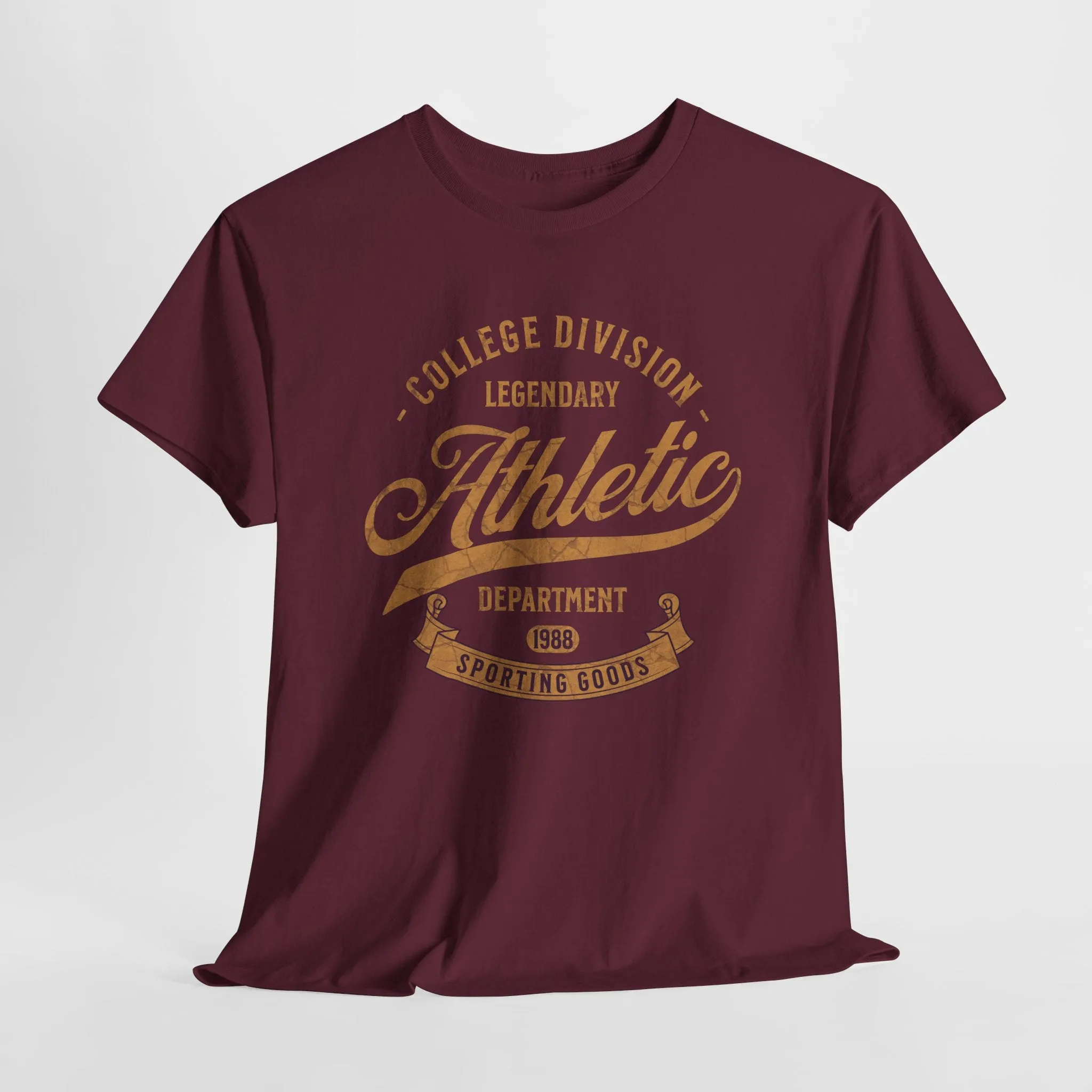 College Athletic T-Shirt - Division Legendary Design