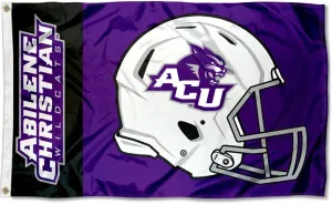 College Flags & Banners Co. Abilene Christian Wildcats Football Helmet Flag