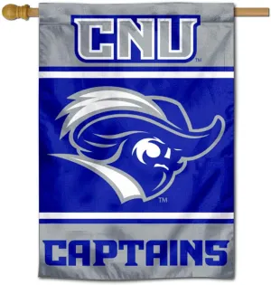 College Flags & Banners Co. Christopher Newport Captains Two Sided and Double Sided House Flag