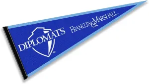 College Flags & Banners Co. Franklin and Marshall Diplomats Pennant