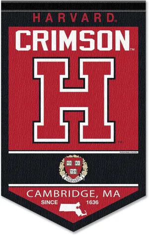 College Flags & Banners Co. Harvard Crimson Heritage History Banner Pennant