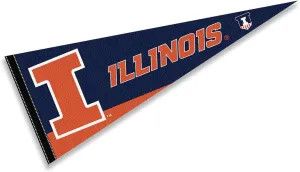 College Flags & Banners Co. Illinois Fighting Illini Full Size Pennant