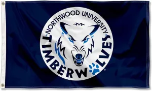 College Flags & Banners Co. Northwood Timberwolves Flag