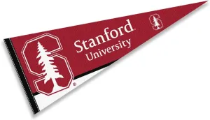 College Flags & Banners Co. Stanford Pennant Full Size Felt