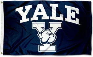 College Flags & Banners Co. Yale Bulldogs Athletic Logo Flag