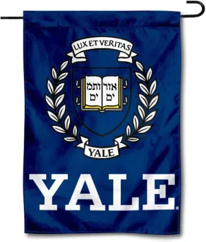 College Flags & Banners Co. Yale Bulldogs Coat of Arms Garden Flag