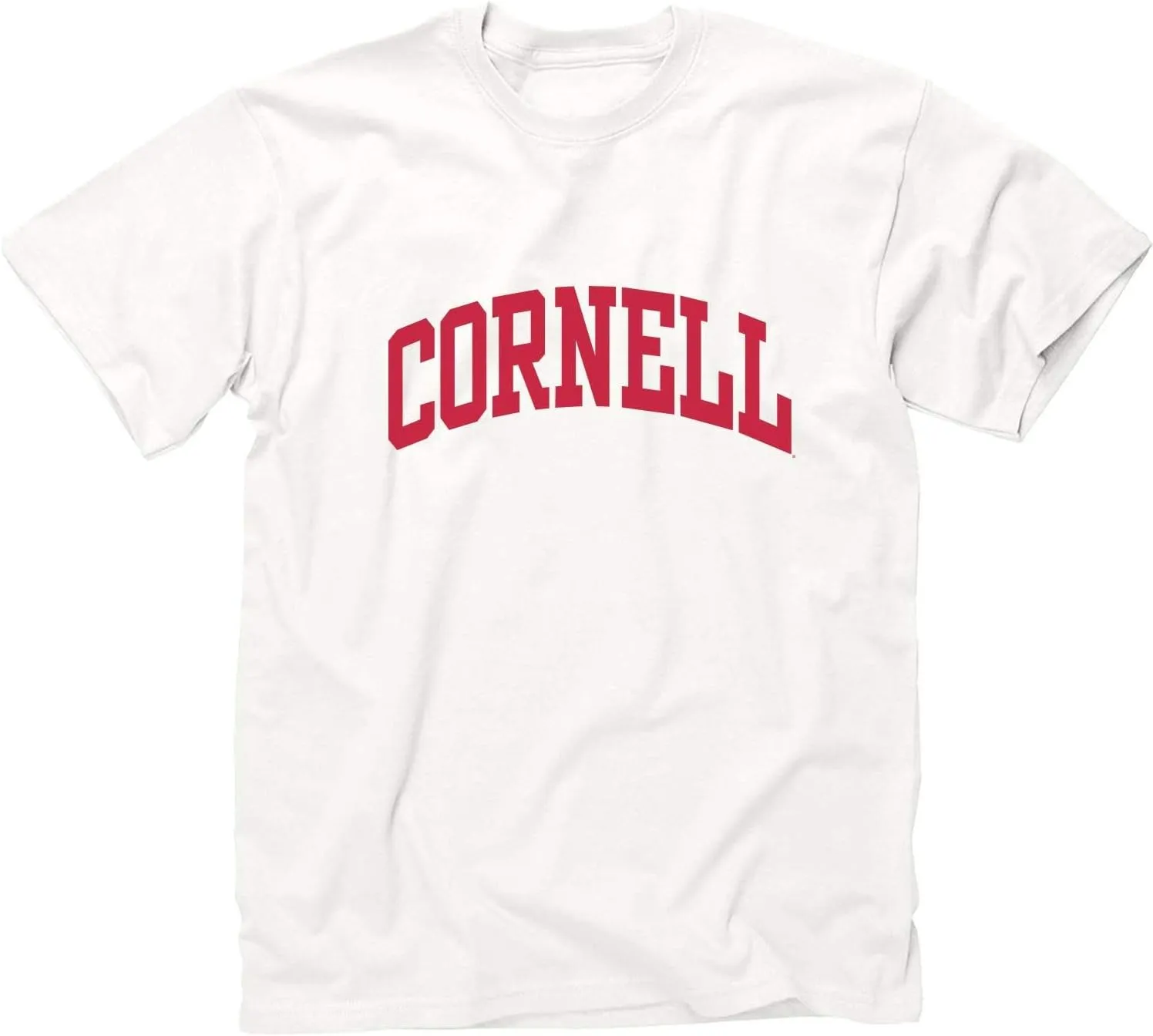 Cotton Short Sleeve White T-Shirt with Classic Logo, Unisex