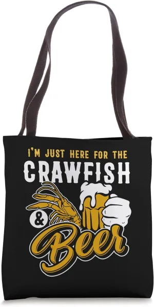 Crawfish Boil Funny Beer Cajun Seafood Festival Cooking Tote Bag